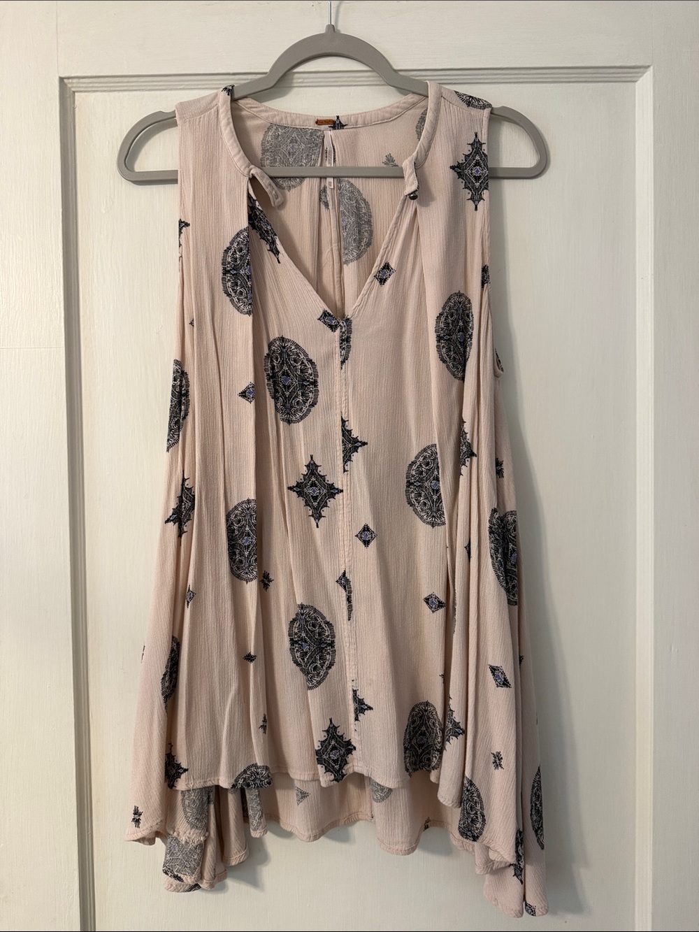 Free People Sleeveless Print Tunic